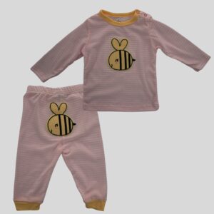 Conjunto aveja rosado amarillo camisa pantalón carters