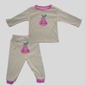 Conjunto camisa pantalon pera rosado niña algodon carters