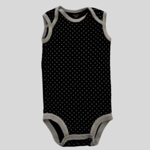 Body Negro Puntos Blancos Carters