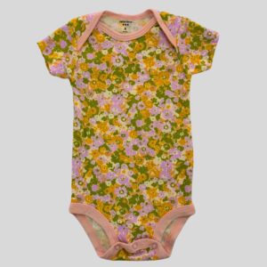 Body Manga Corta Flores Primaveral Carters