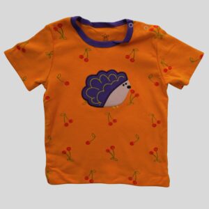 camisa naranja puerco espín algodon carters cerezas